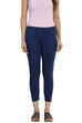 Indigo Cotton Leggings image number 0