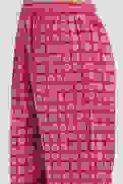 Fuschia Cotton Straight SET image number 2