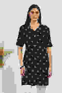 Black Rayon Straight Kurtas image number 6