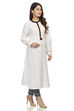Ecru A Line Cotton Kurta image number 2