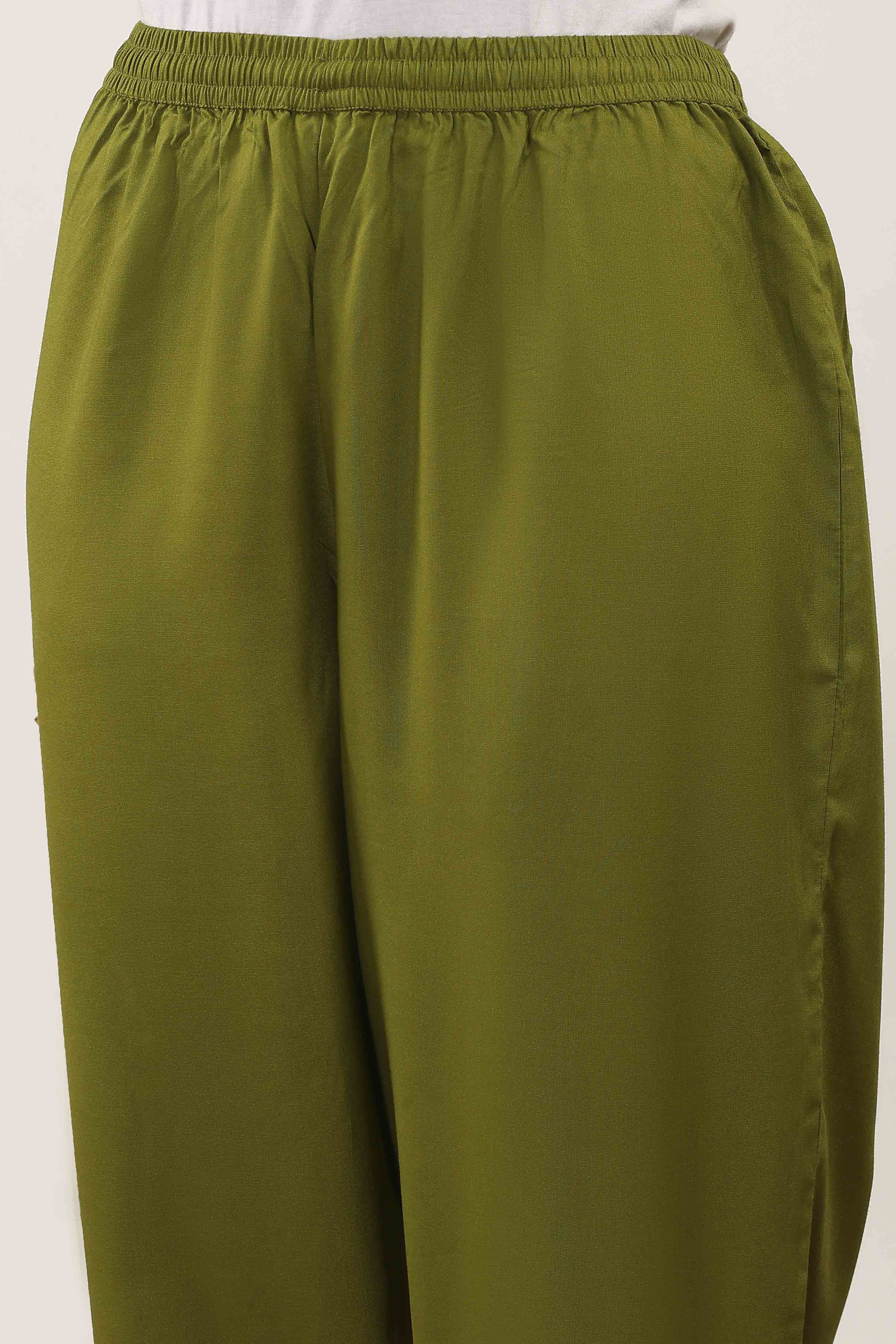 Blue Rayon Viscose Rayon Kurta Pants Set image number 2