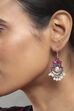 Dark Pink Alloy Drop & Danglers image number 1