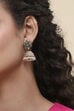 Green Brass Jhumka image number 1