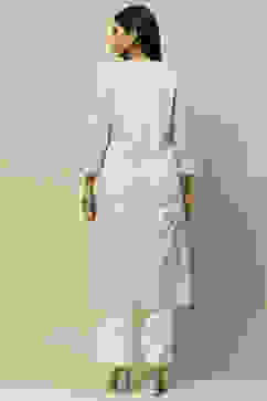 White Rayon Staight Kurta image number 3