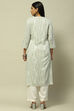 White Rayon Staight Kurta image number 3