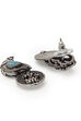 Green Metal Brass Earring image number 2