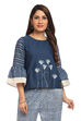 Indigo Short top Cotton Indie Top image number 0