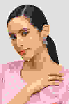 Silver Alloy Jhumka image number 3