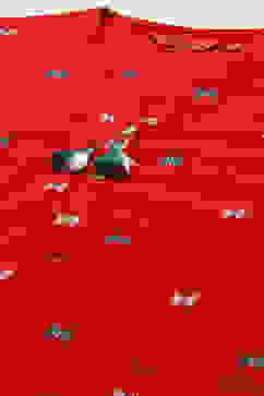 Red Cotton Staight Kurta image number 1