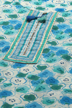 Blue Cambric Straight Suit Set image number 1