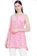 Pink Viscose A-Line Indie Top image number 0