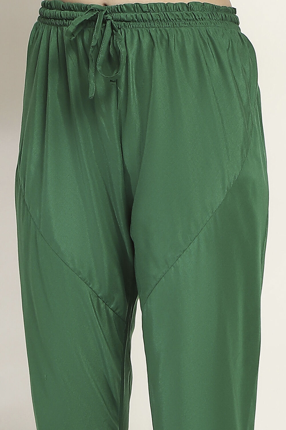 Green Printed Kalidar Suit Set image number 2