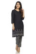 White Straight Cotton Kurta image number 0