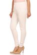 Off White Cotton Churidar image number 1