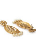 Gold Metal Brass Earring image number 2