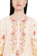 Peach Cotton Straight Kurta image number 1