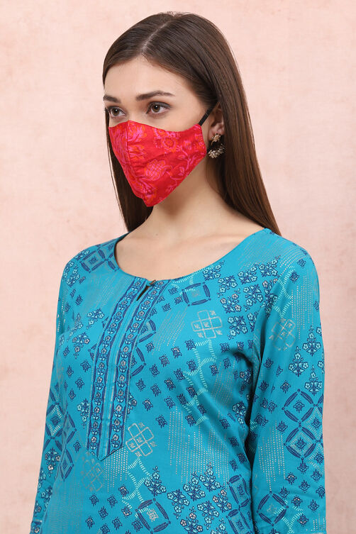 Pink Viscose Mask image number 1