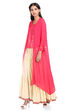 Pink Front Open Viscose Shurg image number 3