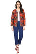 Red Straight Modal Jacket image number 5