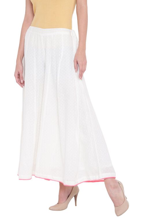 Ecru Cotton Palazzo image number 2