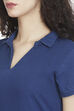 Indigo Straight Cotton Kurta image number 1