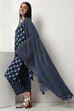 Indigo Cotton Dupatta image number 0
