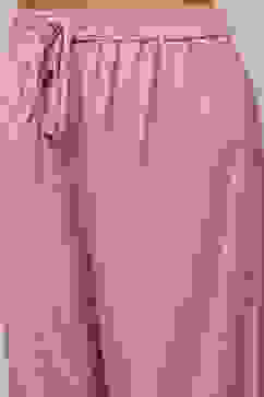 Lavender Acrylic Straight Yarn Dyed Kurta Palazzo Suit Set image number 2