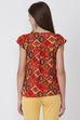 Rust Viscose Top image number 5