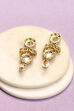 Green Alloy Earrings image number 2