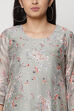 Olive Green Art Silk Straight Kurta image number 1