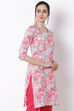 Yellow Cotton Straight Kurta image number 4