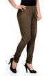 Brown Cotton Leggings image number 1