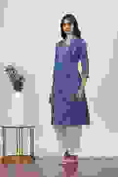 Blue Rayon Straight Kurtas image number 2