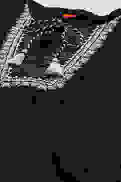 Black Rayon Straight Top image number 1