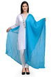 Turquoise Cotton Stole image number 0