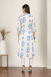 Blue Cotton A-line & Kalidar Kurtas image number 3