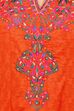 Orange Cotton Anarkali Kurta image number 4