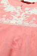 Pink Cotton Blend Flared Dress image number 1