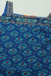 Blue Polyester Straight Printed Kurta Sharara Suit Set image number 1