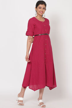 Pink Cotton Dress image number 2