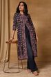 Black Polyester Regular Printed Cape image number 0