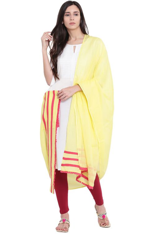 Lemon Cotton Stoles image number 0