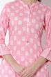Pink Viscose Straight Kurta image number 1