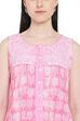 Pink Viscose A-Line Indie Top image number 1