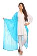 Turquoise Cotton Stole image number 0