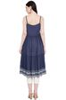 Indigo Rayon Straight Kurta image number 6