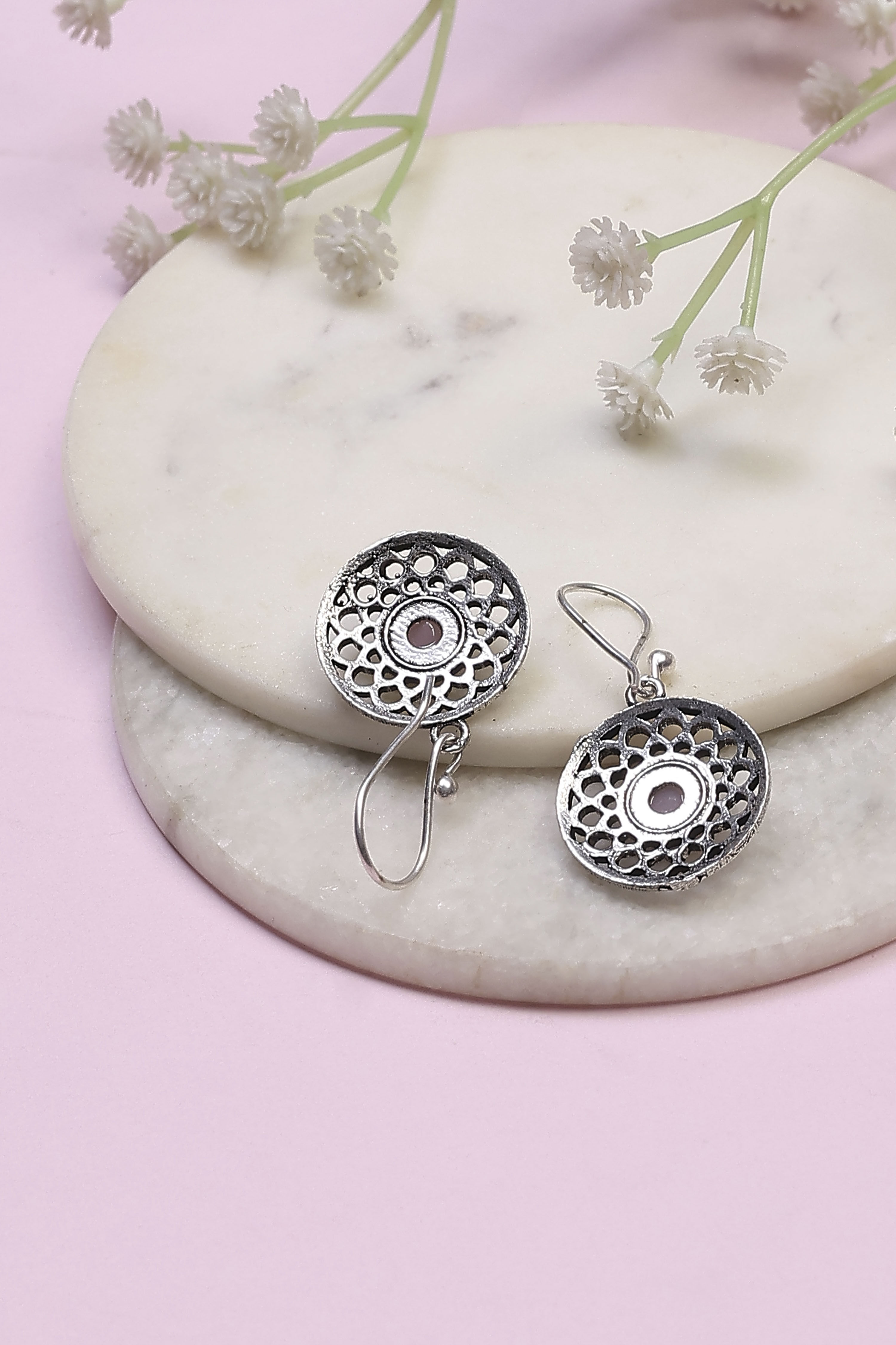 Light Pink Brass Drop & Danglers image number 2