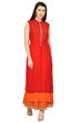 Red Straight Rayon Kurta image number 0