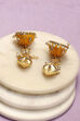 Yellow Brass Earrings image number 2