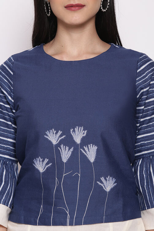 Indigo Cotton Top image number 1